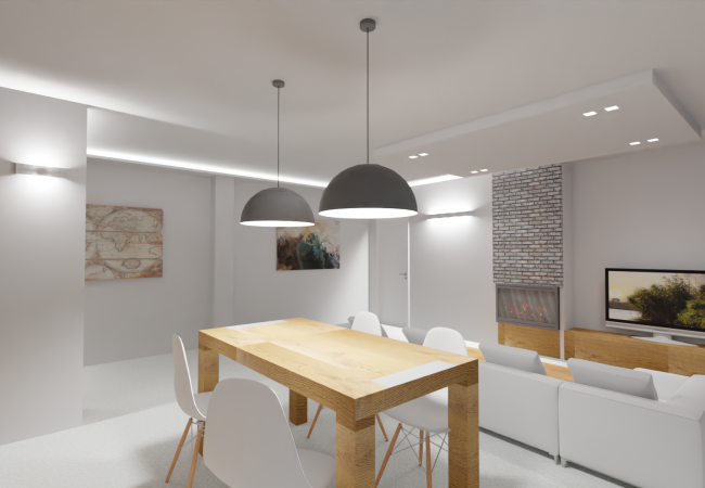 Rendering illuminazione residenziale