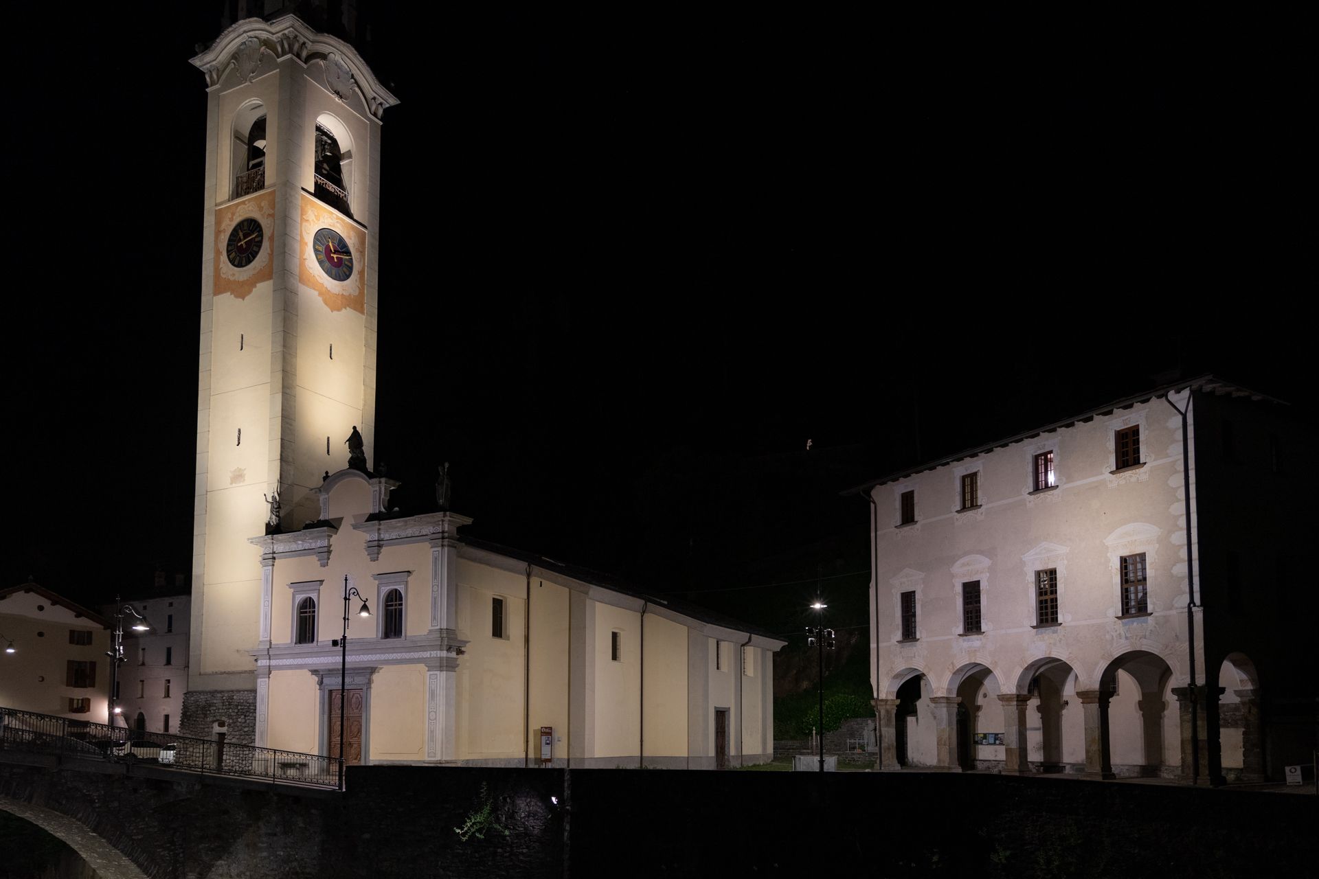 Riqualificazione illuminazione monumentale Chiesa di Prosto