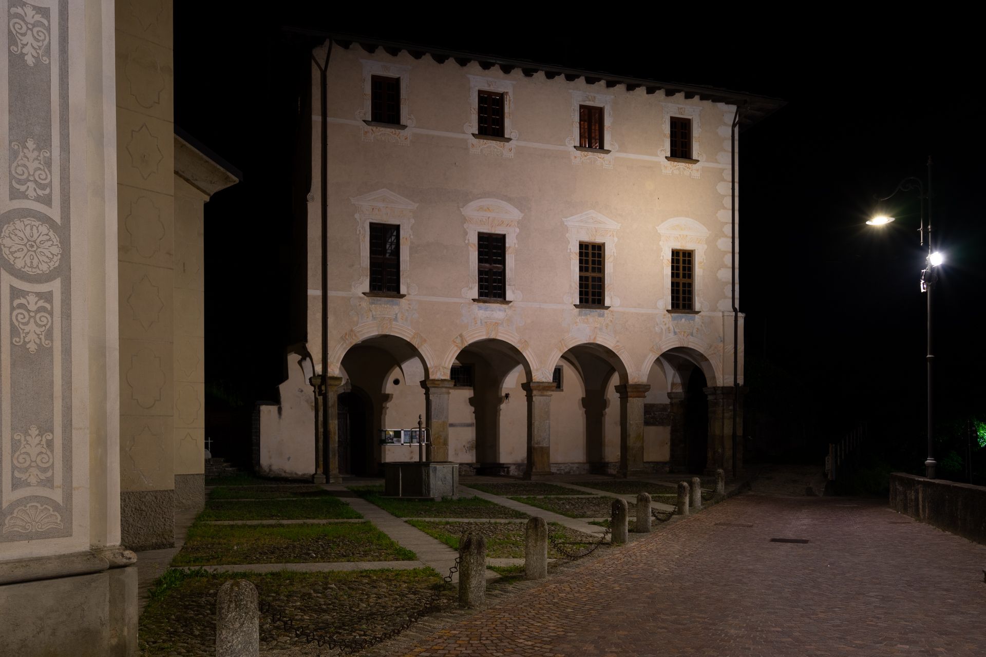 illuminazione portico Prosto